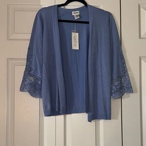 Together Periwinkle Knit Cardigan